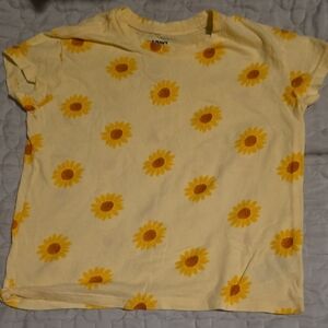 Old Navy Kids Yellow Sunflower Tee